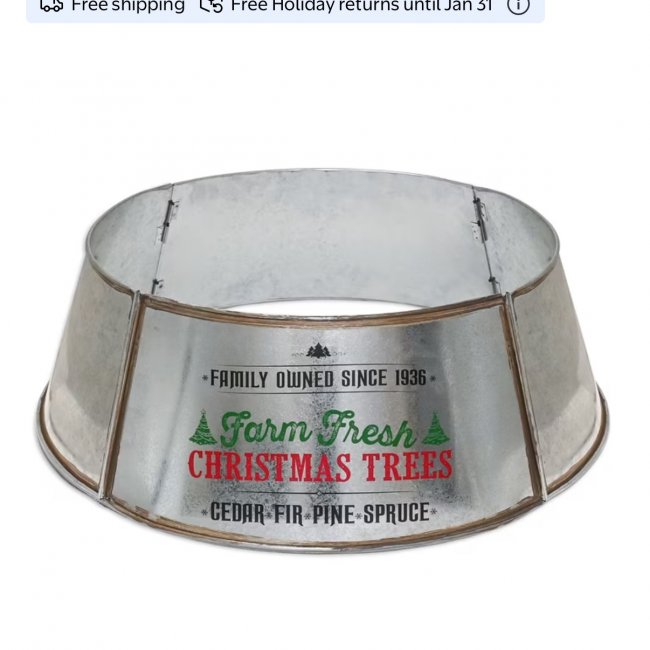 Christmas Tree Skirt 640pc - Adjustable Metal Base | Bulk Custom Orders - Image 2